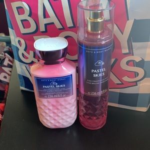 Bath & Bath Works Pastel Skies FFM and Lotion